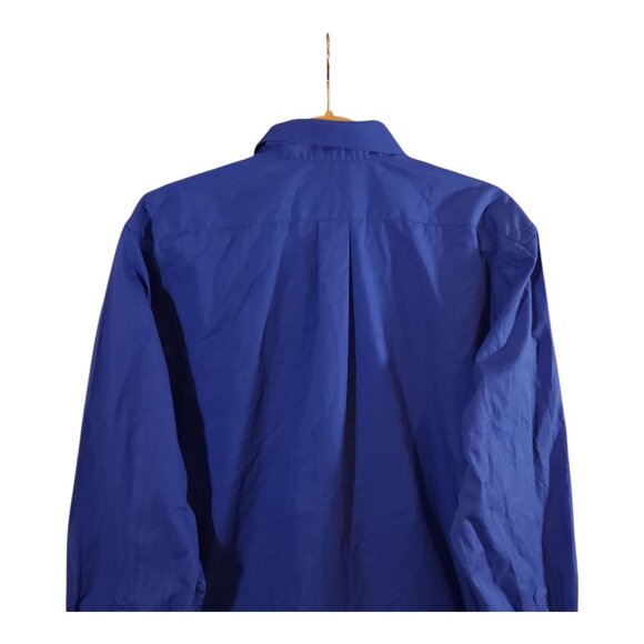 Alexander Julian Colours Long Sleeve Button-front Shirt in Blue Work Men's L - Picture 4 of 5